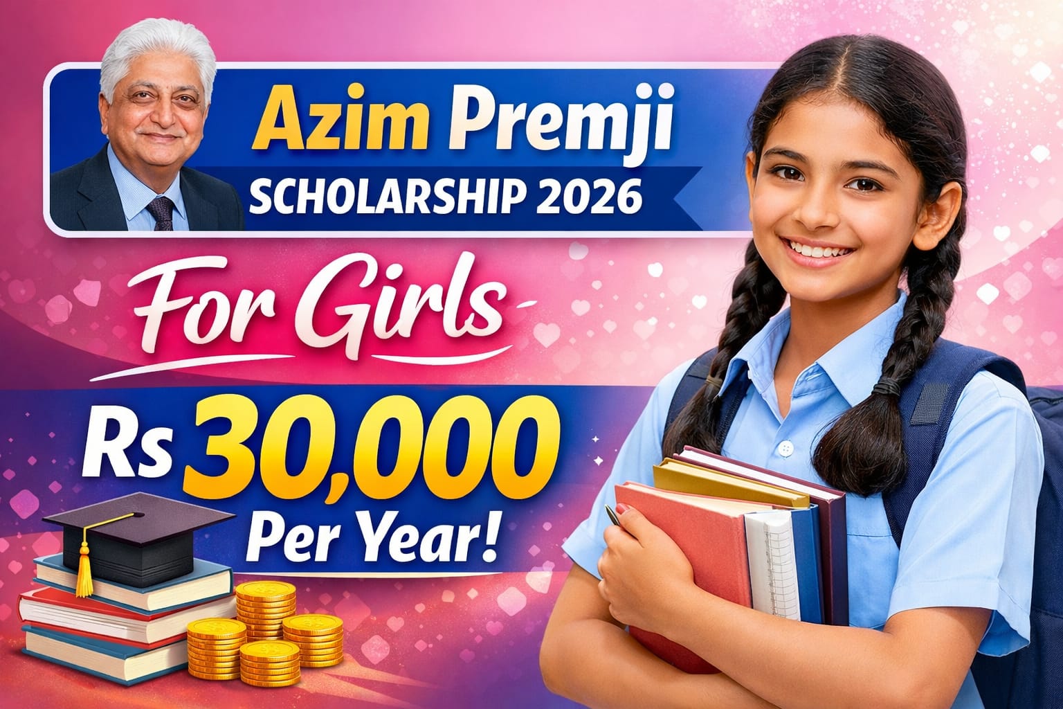 You are currently viewing Azim Premji Scholarship 2026: Apply Online for ₹30,000 Yearly Full Details