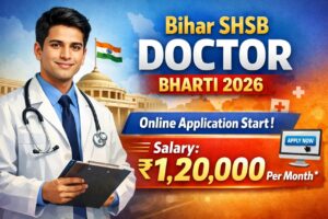 Read more about the article SHSB Bihar Specialist Doctor Recruitment 2026: Apply Online for 256 Vacancies (Advt 01/2026)​