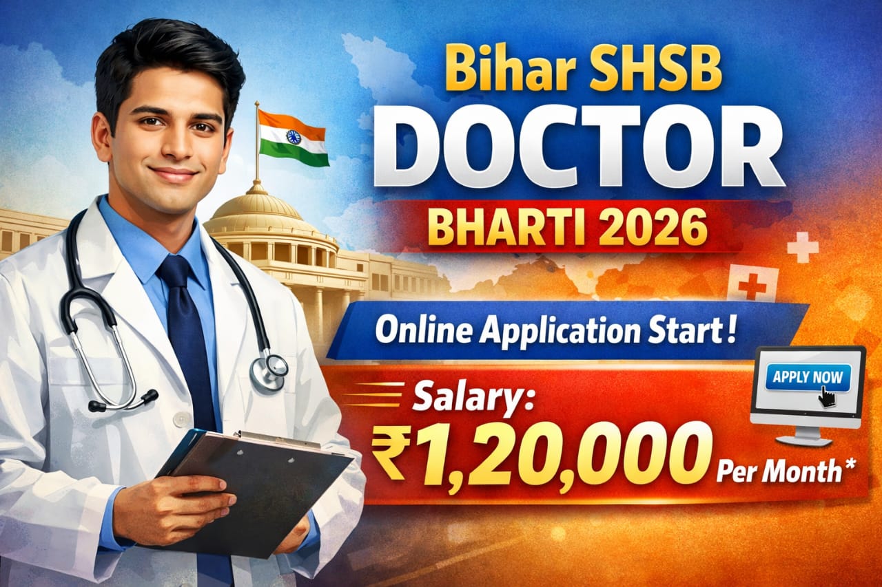 You are currently viewing SHSB Bihar Specialist Doctor Recruitment 2026: Apply Online for 256 Vacancies (Advt 01/2026)​