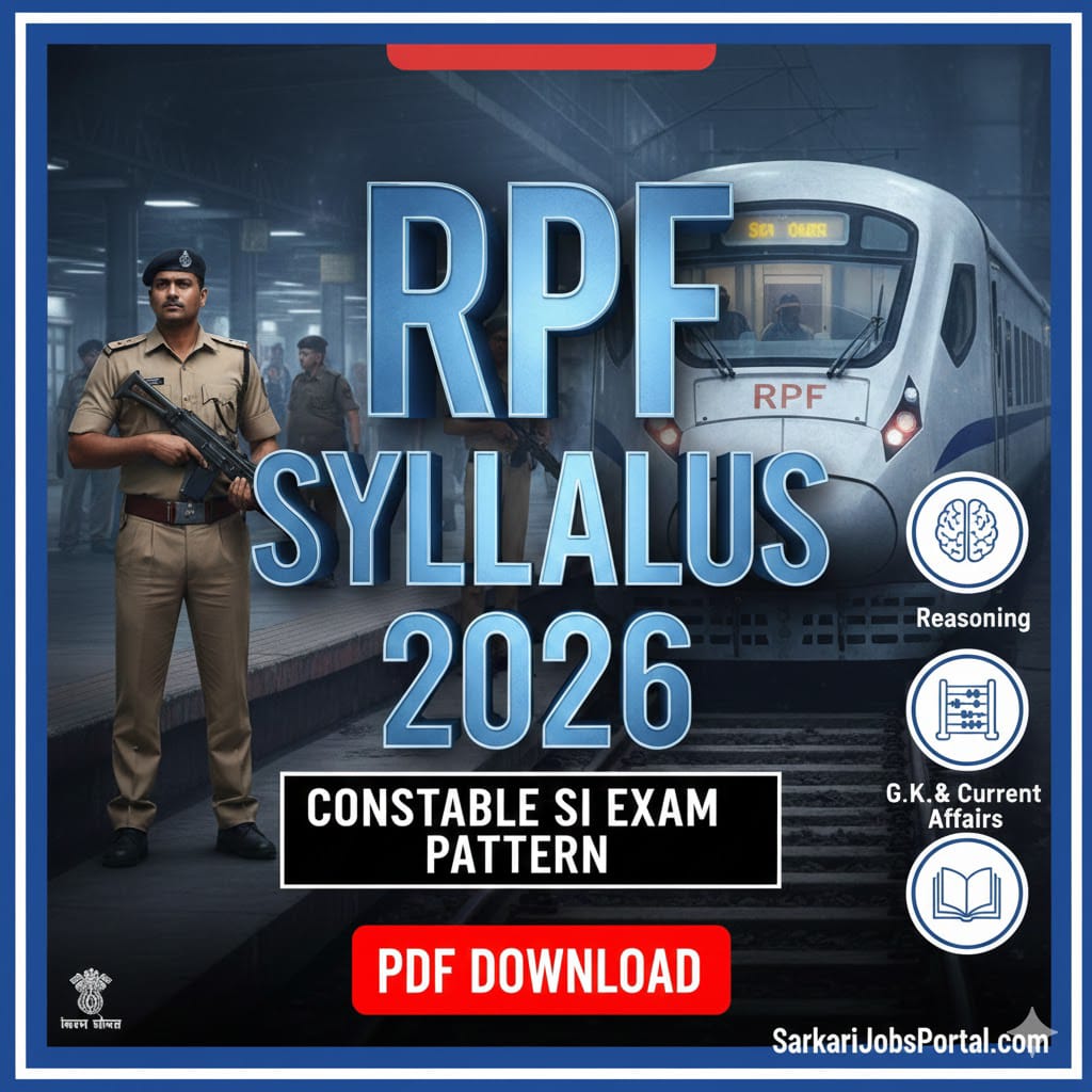 You are currently viewing RPF Syllabus 2026: Constable Aur SI Exam Pattern, Physical Details,ये ट्रिक देख लिया तो नौकरी पक्की